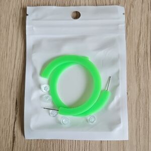 NWT neon Green Earrings